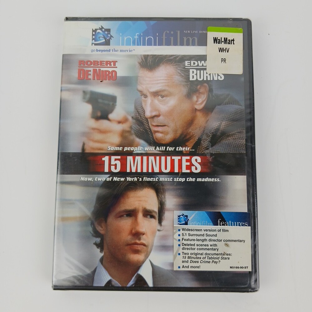 15 Minutes (Infinifilm Edition) - DVD Brand New Sealed